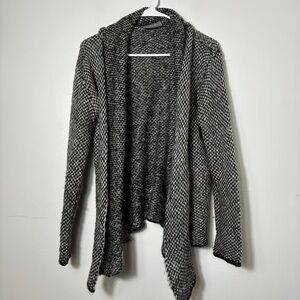 Wooden Ships Black and Gray Cardigan
